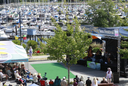 Gibsons Fest from hill