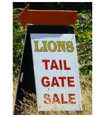 Lions Tail Gate Sale