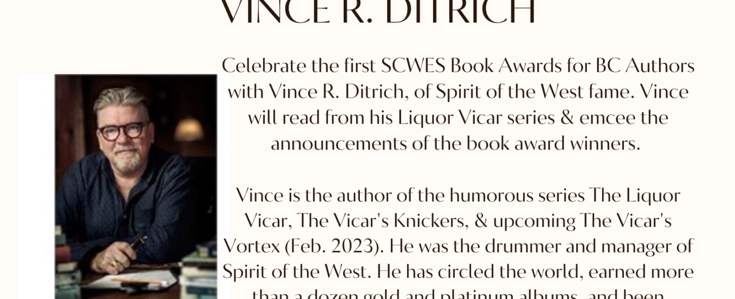 Spirit of the West’s Vince R. Ditrich @ the Book Awards for BC Authors