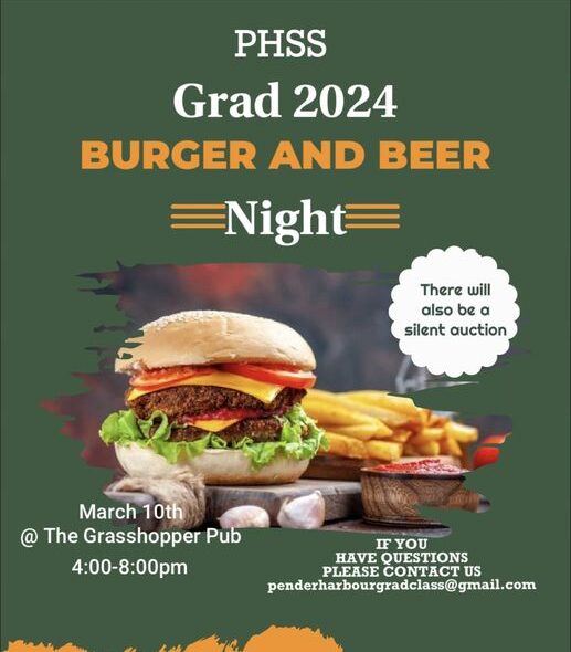 Grasshopper Pub: PHSS Grad 2024 Burger and Beer Night