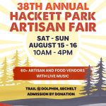 Opportunity: Deadline Extended – Vendor Applications Hackett Park Artisan Fair