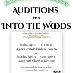 Auditions for Into the Woods musical